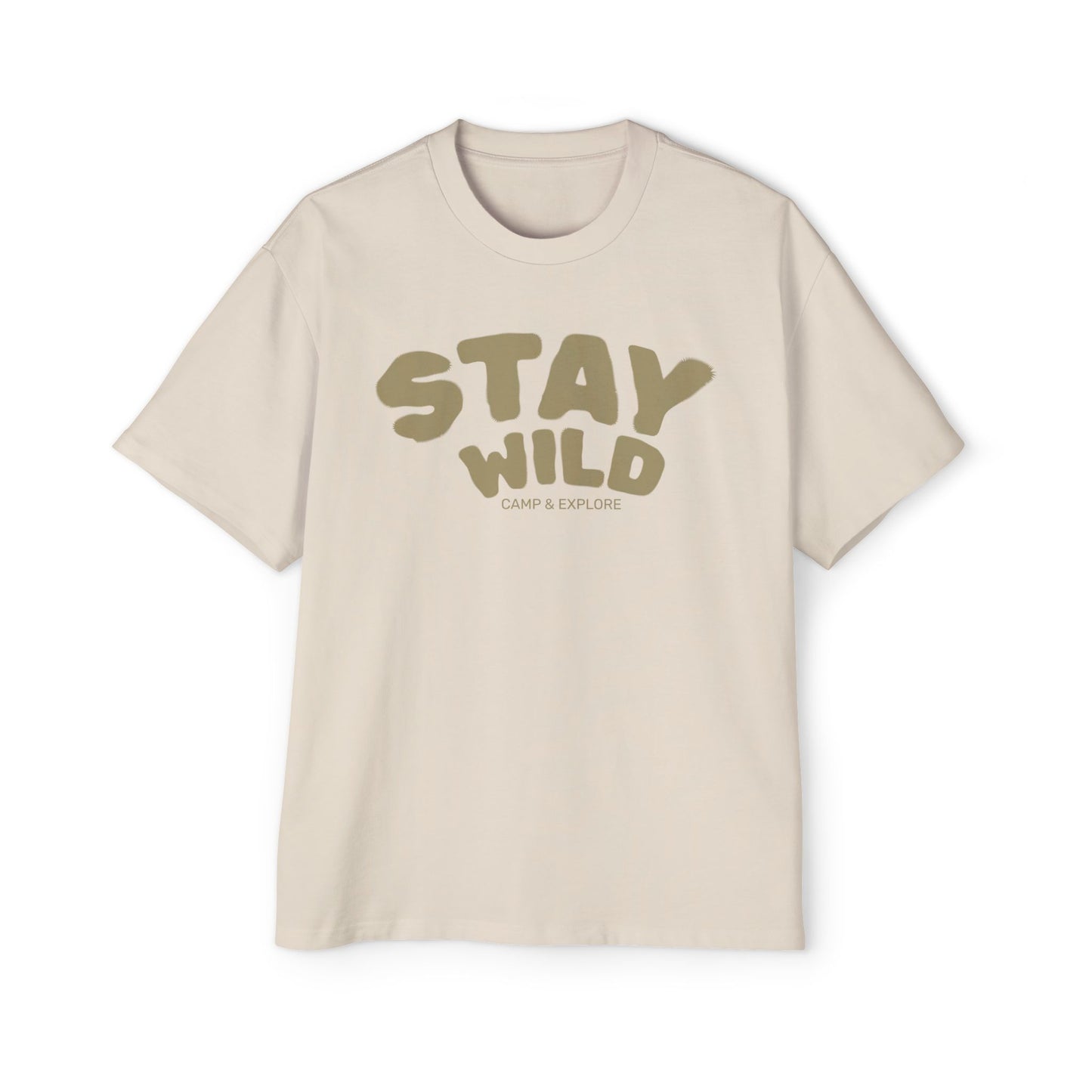 Stay Wild Oversized Heavy Tee