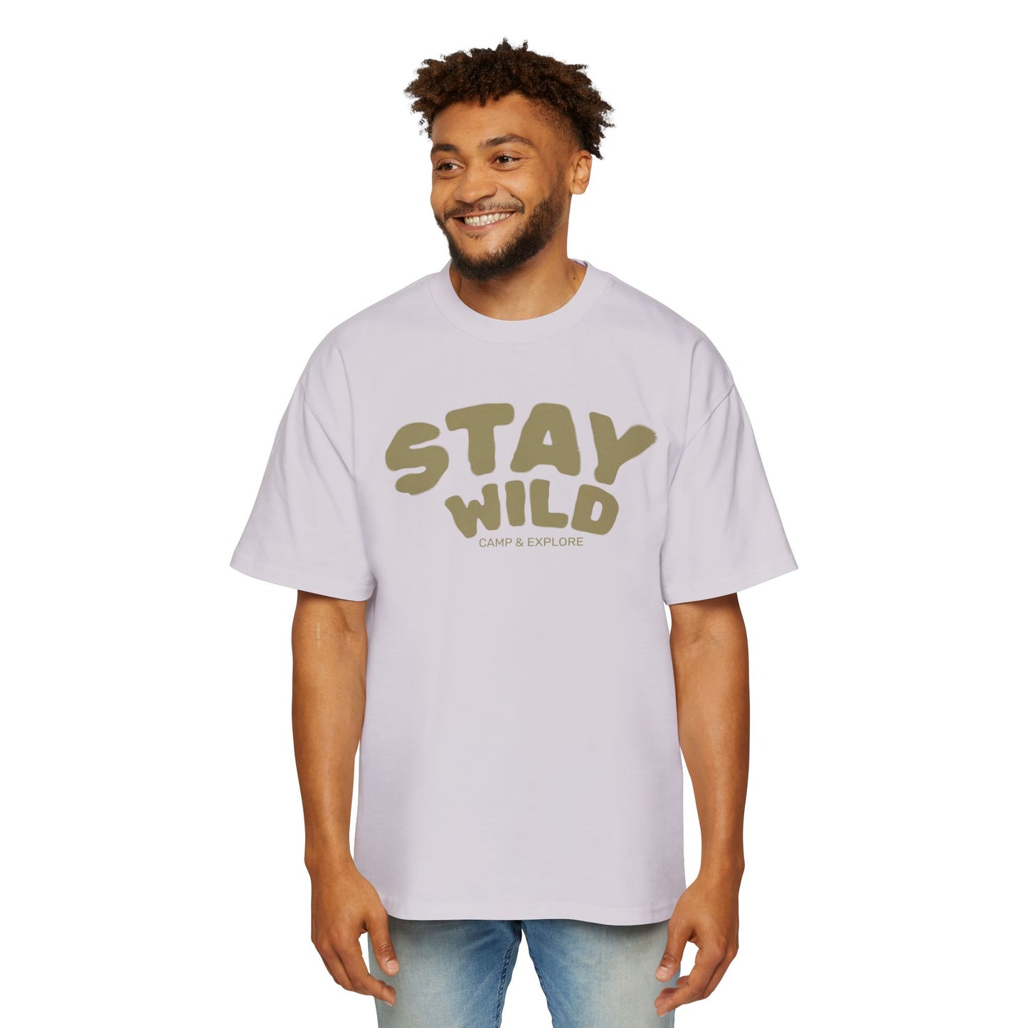 Stay Wild Oversized Heavy Tee
