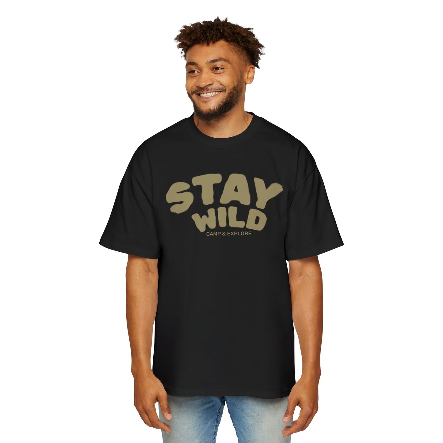 Stay Wild Oversized Heavy Tee