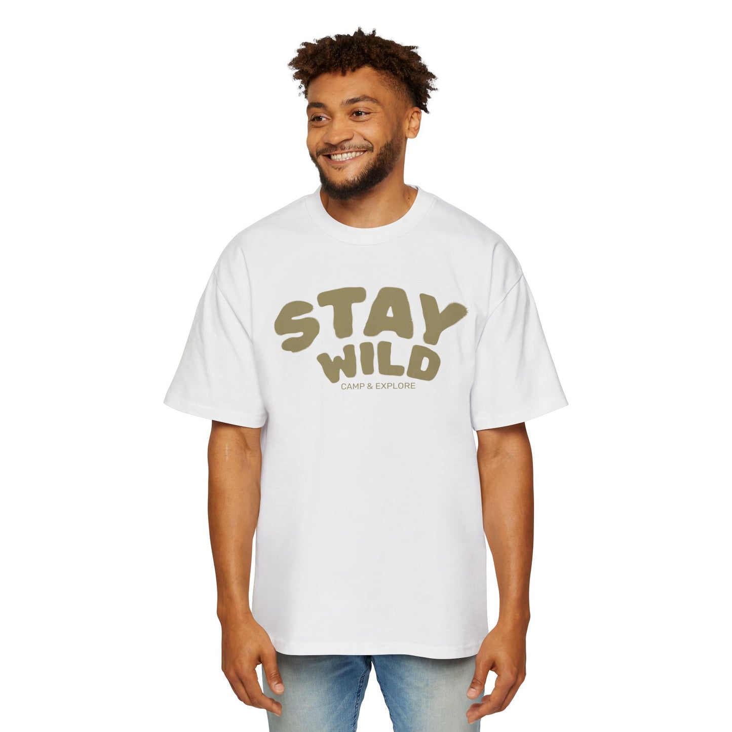 Stay Wild Oversized Heavy Tee
