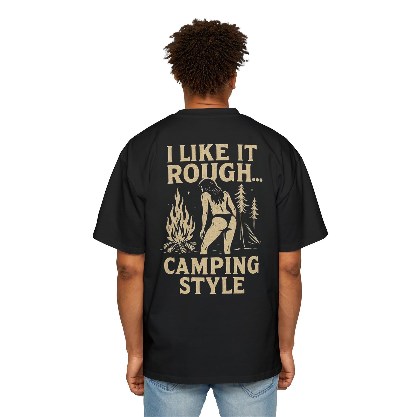 Oversized Tee - 'I like it rough'